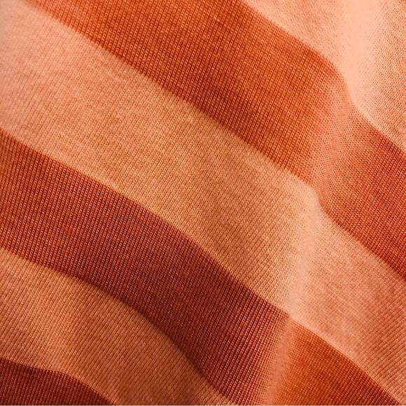 Ella Moss Orange Peach Creamsicle Chevron Stripe Halter Top Retro and Playful - Picture 13 of 16